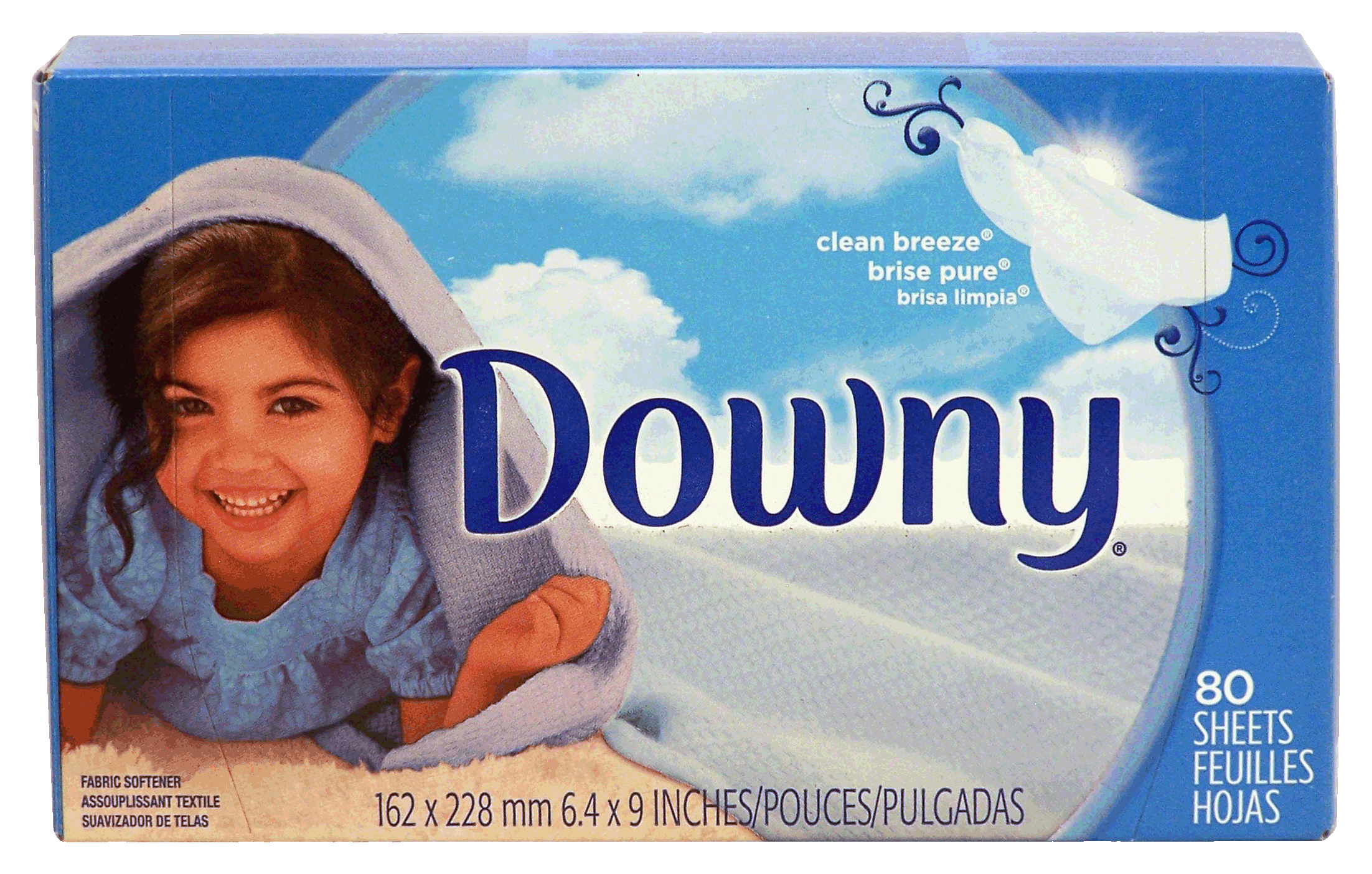 Downy&nbsp;&nbsp;clean breeze scented dryer sheets Full-Size Picture